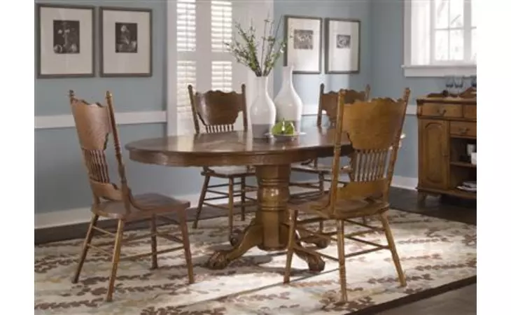 10-T521 OVAL PEDESTAL TABLE TOP NOSTALGIA LIBERTY  10-T521