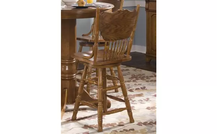 10-B51724 24 INCH PRESS BACK BARSTOOL NOSTALGIA LIBERTY  10-B51724