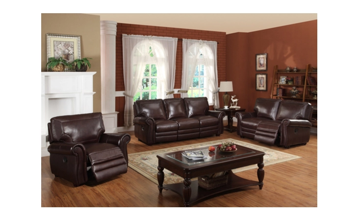 8939SECTL Leather LHF RECLINING LOVESEAT