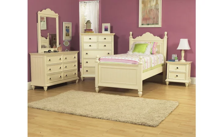 8206440  MEADOWBROOK WHITE DRAWER CHEST