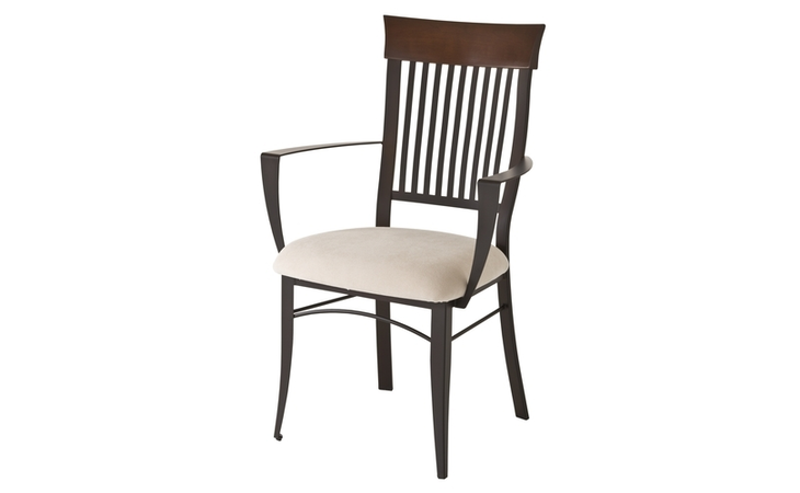35419  ANNABELLE ARMCHAIR - UPHOLSTERED SEAT - WOOD SEAT
