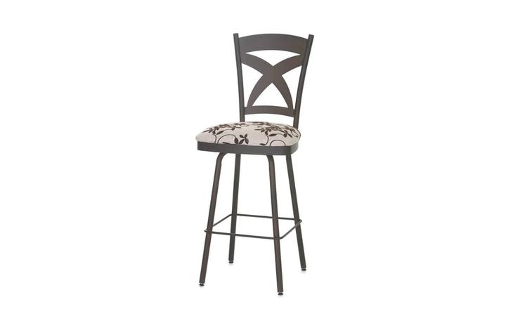 Marcus MARCUS BAR HEIGHT UPHOLSTERED SEAT AND METAL BACKREST AMISCO  41451-30