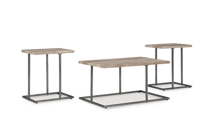 Albreane 3-IN-1 PACK (1 COCKTAIL 2 ENDS CTN) ASHLEY Grayish Brown/Black T14713