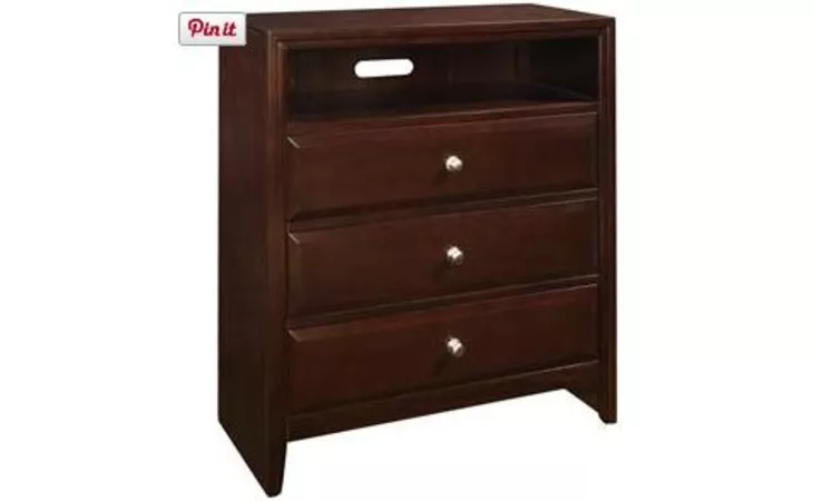 C9180A-070-3DME  PLASMA CHEST 3 DRAWERS MERLOT