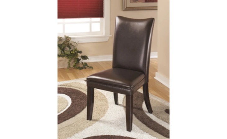 D357-01 Charrell - Multi DINING UPH SIDE CHAIR (2 CN) CHARRELL MEDIUM BROWN DINING