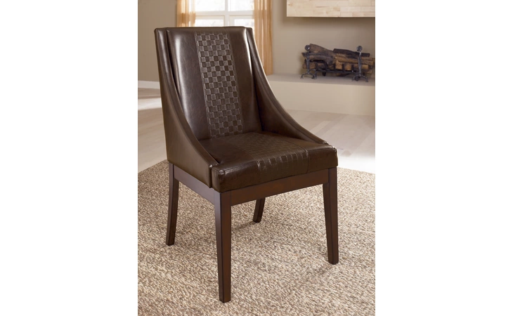 HOLLOWAY DINING UPH ARM CHAIR (2 CN) ASHLEY  D696-02