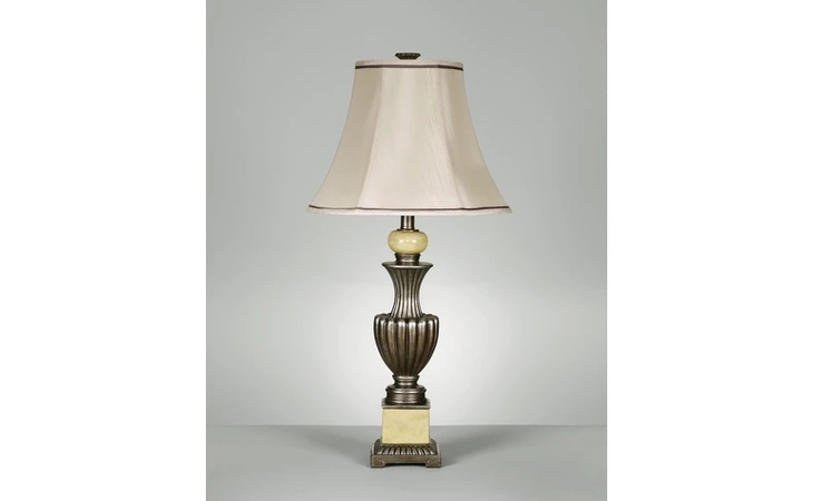 L570494  POLY TABLE LAMP (2 CN)-LAMPS-OCTAVIA