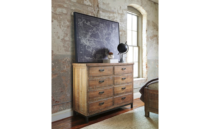 DRESSER FANZERE LIGHT BROWN ASHLEY B691-31  B691-31