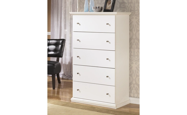 Bostwick Shoals FIVE DRAWER CHEST ASHLEY White B139-46