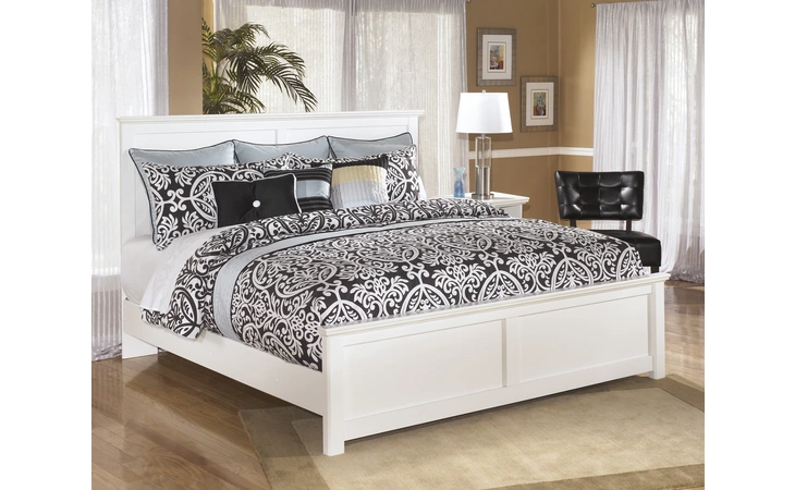 Bostwick Shoals KING PANEL RAILS ASHLEY White B139-97