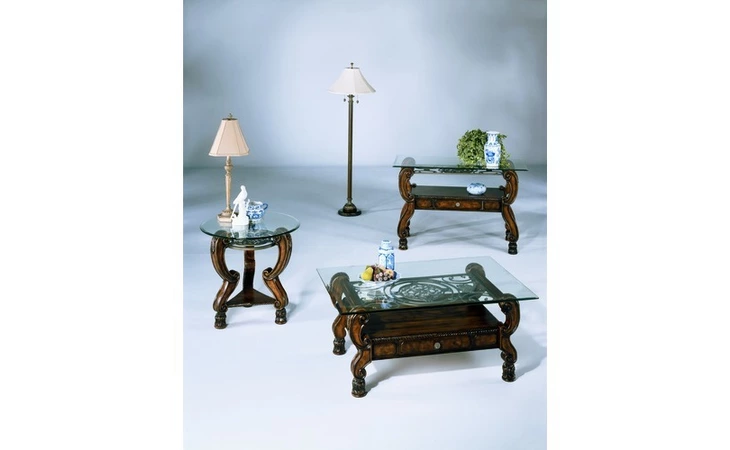 T443-1 MARGILLES RECTANGULAR COFFEE TABLE