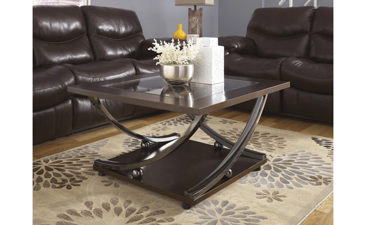 T628-8 ROLLINS SQUARE COFFEE TABLE ROLLINS