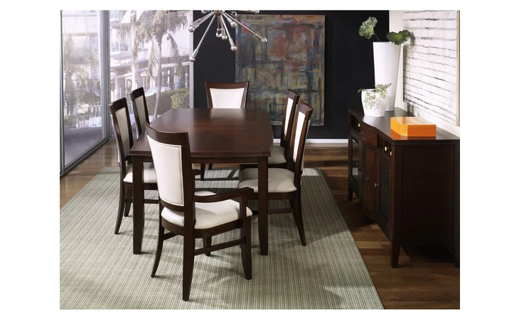 773-120 CUSHION BACK SIDE CHAIR (FAUX LEATHER) CASANA  773-120