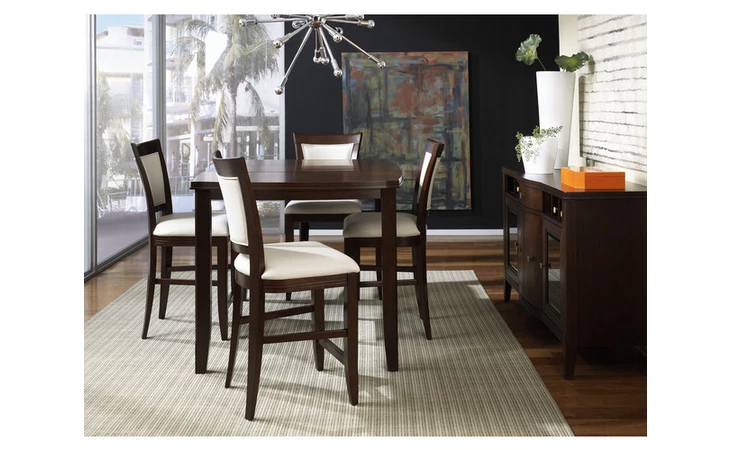 773-142 CUSHION BACK CAFE CHAIR (FAUX LEATHER) CASANA  773-142