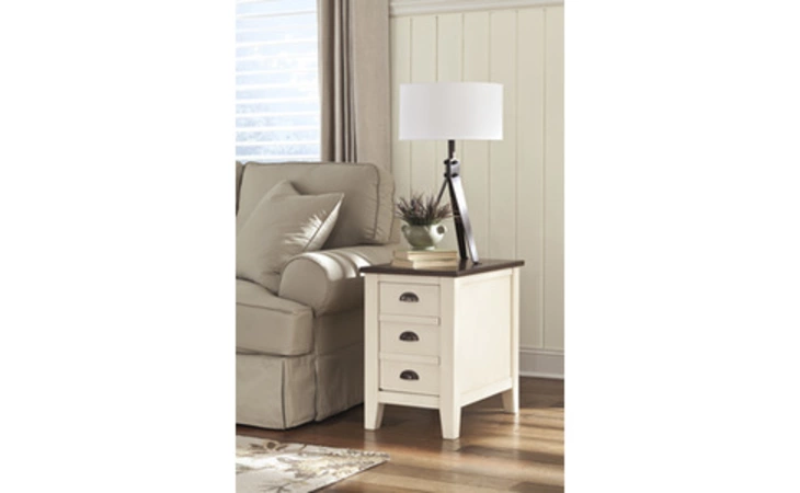 T583-7 WHITESBURG CHAIR SIDE END TABLE