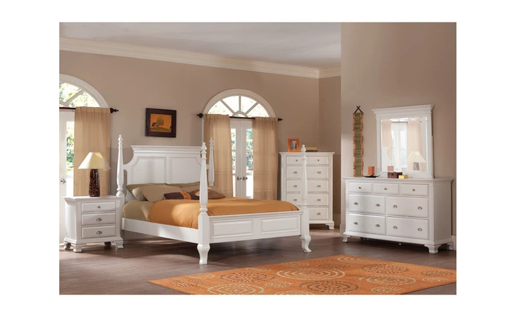 20012-NS NIGHT STAND WHITE WORLD IMPORTS  20012-NS