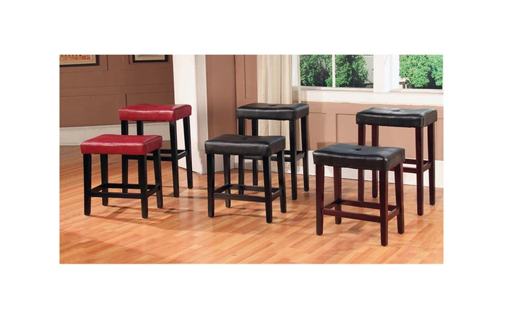 40076-PBRN 30 PUB STOOL (2). WORLD IMPORTS  40076-PBRN