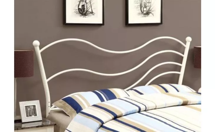 I2655Q WHITE QUEEN FULL SIZE COMBO HEADBOARD OR FOOTBOARD ONLY
 PG.110 MONARCH SPECIALTIES  I2655Q