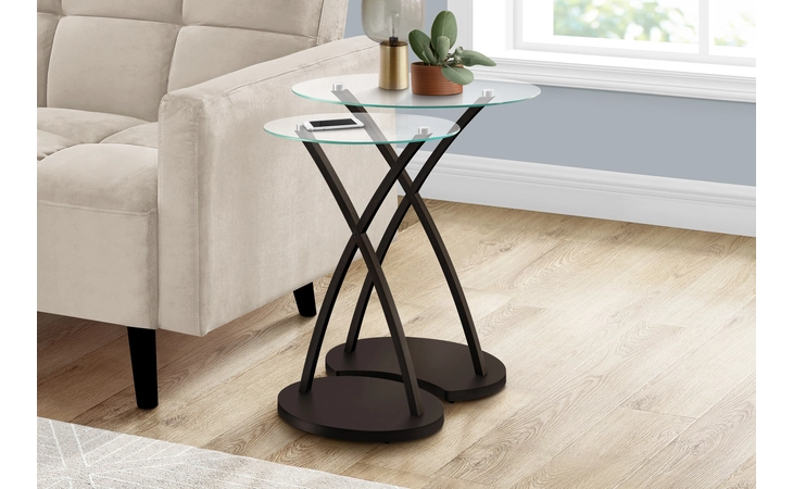 I3013 NESTING TABLE - 2PCS SET / ESPRESSO BENTWOOD MONARCH SPECIALTIES  I3013