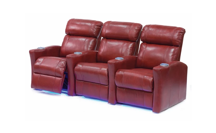414564R Leather FREQUENCY ARMLESS LOVESEAT, MANUAL*LTHR-0