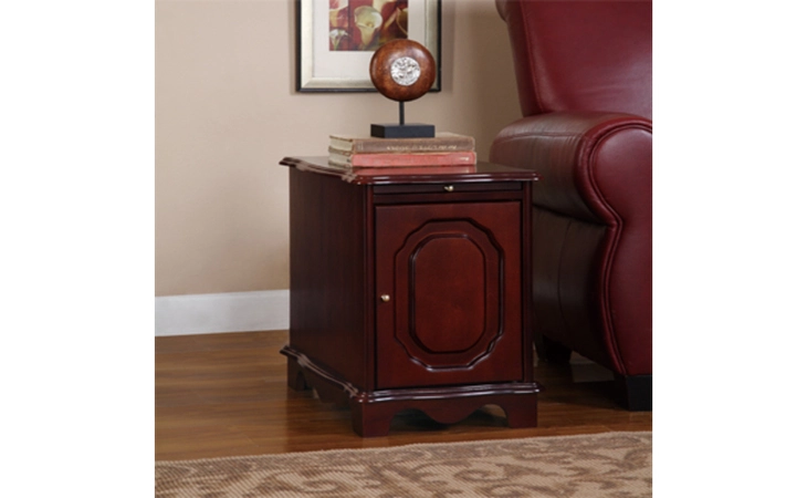 844-AT2 HEIRLOOM CHERRY MAGAZINE CABINET TABLE POWELL  844-AT2