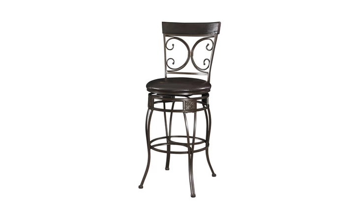 938-851  BIG & TALL BARSTOOL W SCROLL