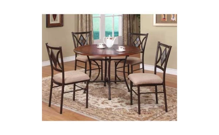 464-410M1  5-PC. PRESLEY DINING SET - (1) 464-410 TABLE & (4) 464-434 CHAIRS