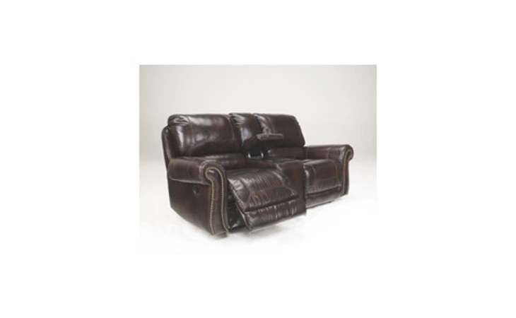 2100096 Leather D DBL REC PWR LOVESEAT CONSOLE