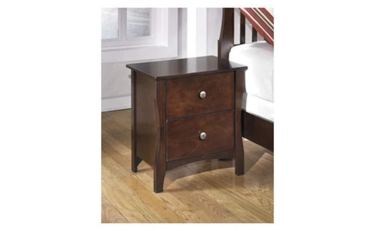 B455-92 RAYVILLE TWO DRAWER NIGHT STAND