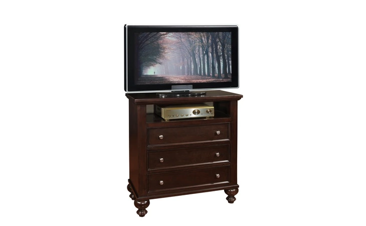 C2184A-070-3DME  PLASMA CHEST 3 DRAWERS MERLOT