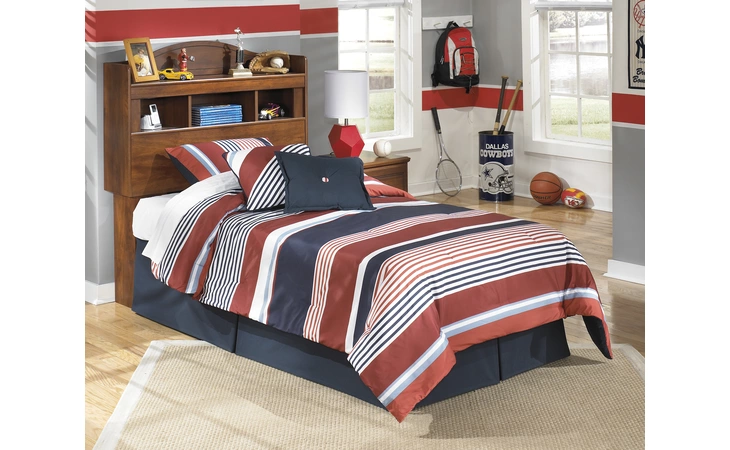 Barchan TWIN BOOKCASE HEADBOARD ASHLEY Medium Brown B228-63