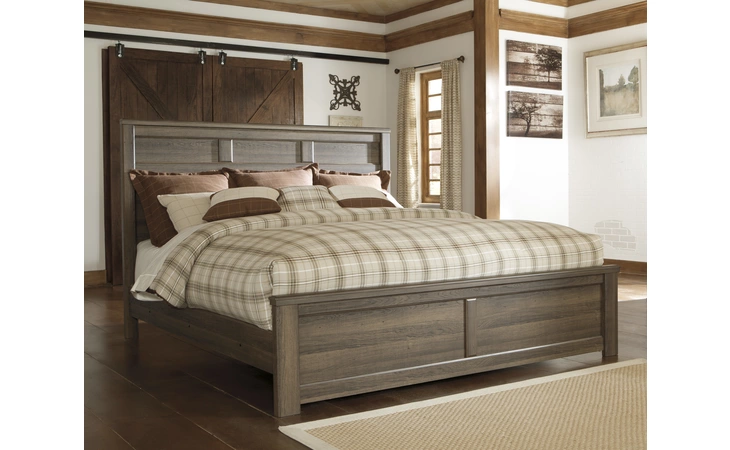 Juararo KING/CAL KING PANEL FOOTBOARD ASHLEY Dark Brown B251-56
