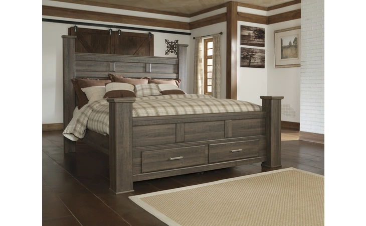 Juararo K/CK POSTER STORAGE FOOTBOARD ASHLEY Dark Brown B251-66S
