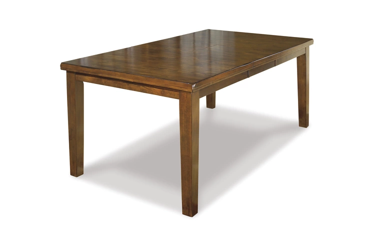 Ralene RECT DRM BUTTERFLY EXT TABLE ASHLEY Medium Brown D594-35