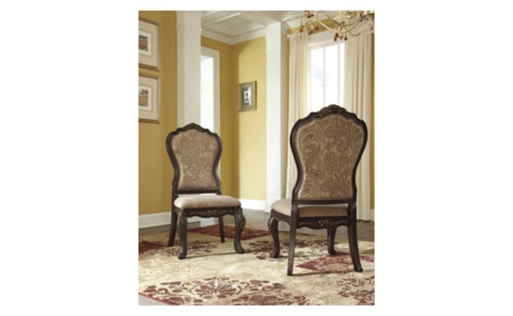 D678-01 WENDLOWE DINING UPH SIDE CHAIR (2 CN)