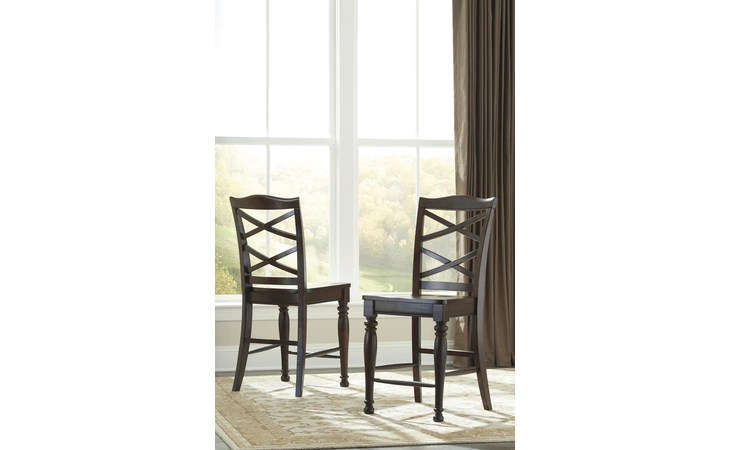 Porter BARSTOOL (2 CN) PORTER ASHLEY Rustic Brown D697-124