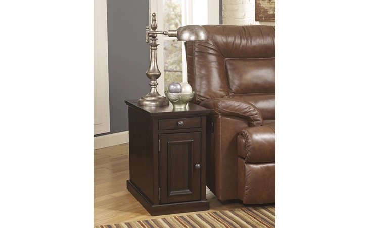 T127-551 Laflorn CHAIR SIDE END TABLE