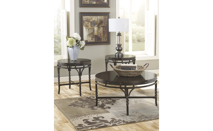 BRINDLETON OCCASIONAL TABLE SET (3 CN) ASHLEY  T265-13