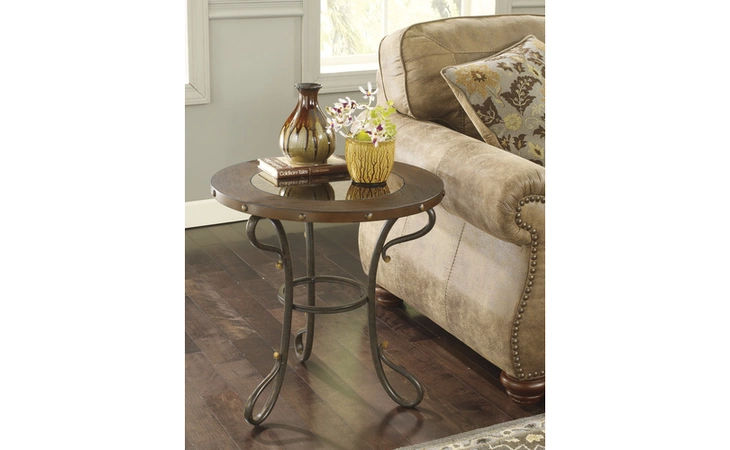 T612-6 EVERLEAUX ROUND END TABLE
