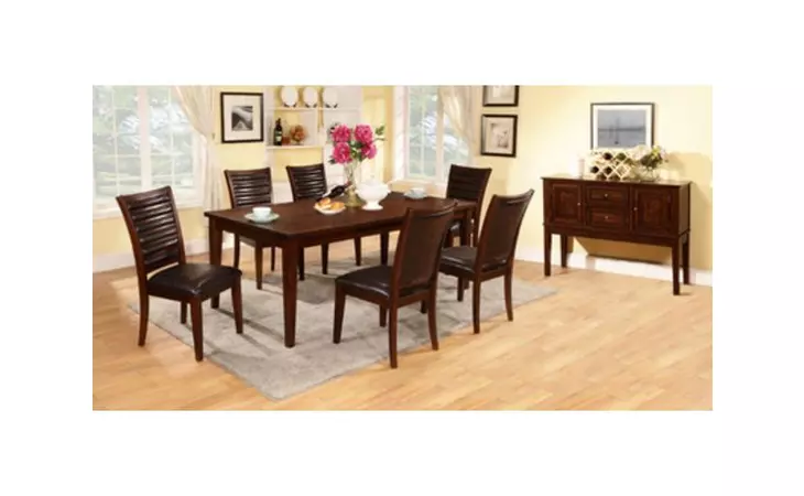CDC149-DTX-1LCH  DINNING TABLE 18 LEAF CHERRY