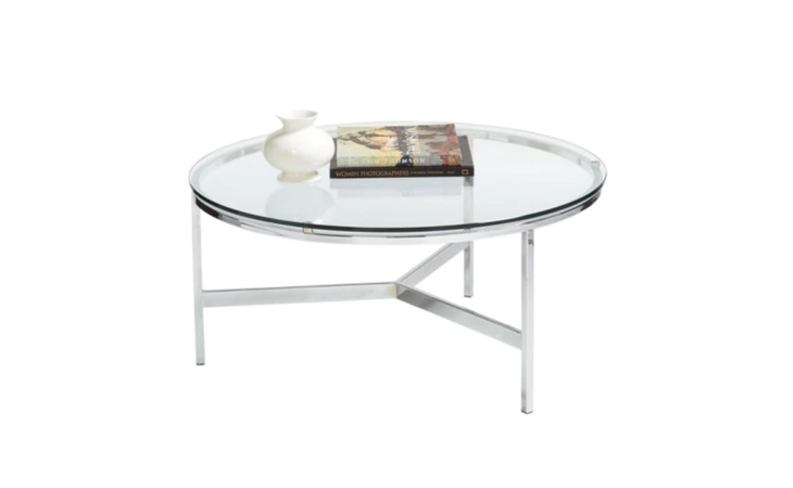  FLATO COFFEE TABLE - CHROME SUNPAN FURNITURE  69890