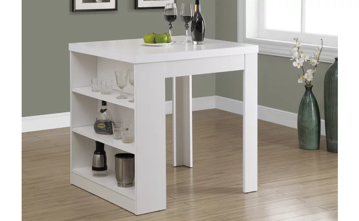 I1345  DINING TABLE - 32 X 36  - WHITE COUNTER HEIGHT