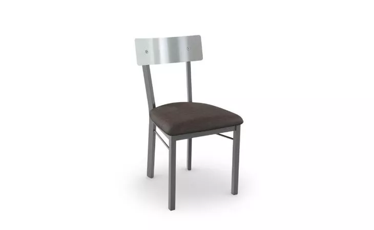 Lauren LAUREN UPHOLSTERED SEAT AND STAINLESS STEEL BACKREST AMISCO  30493