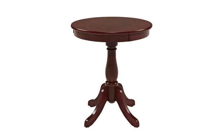 286-352  ROUND RED TABLE