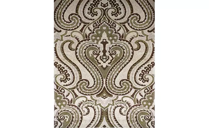 200-R0076-2  CHENILLE TAPIS CAMBRAY LYRE 2 X 8