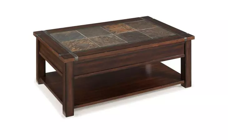  RECTANGULAR LIFT TOP COFFEE TABLE (W/CASTERS) T2615 - ROANOKE MAGNUSSEN FURNITURE  T2615-50