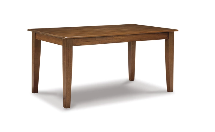 RECTANGULAR DINING ROOM TABLE ASHLEY Berringer Rustic Brown D199-25