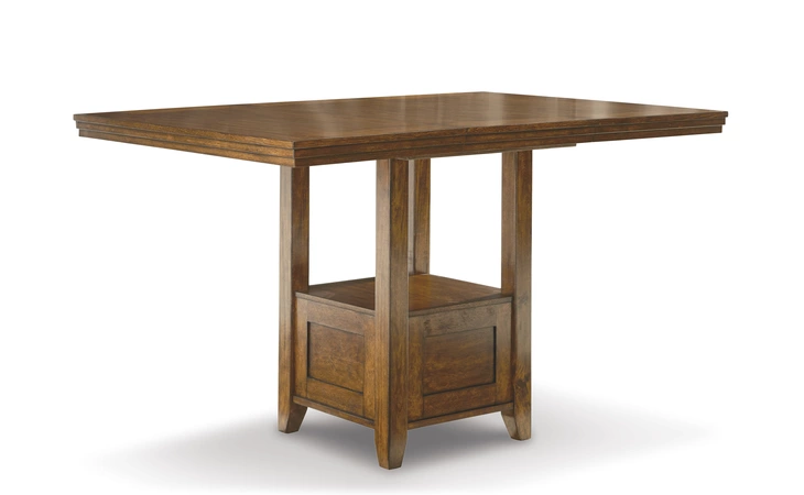 Ralene RECT DRM COUNTER EXT TABLE ASHLEY Medium Brown D594-42