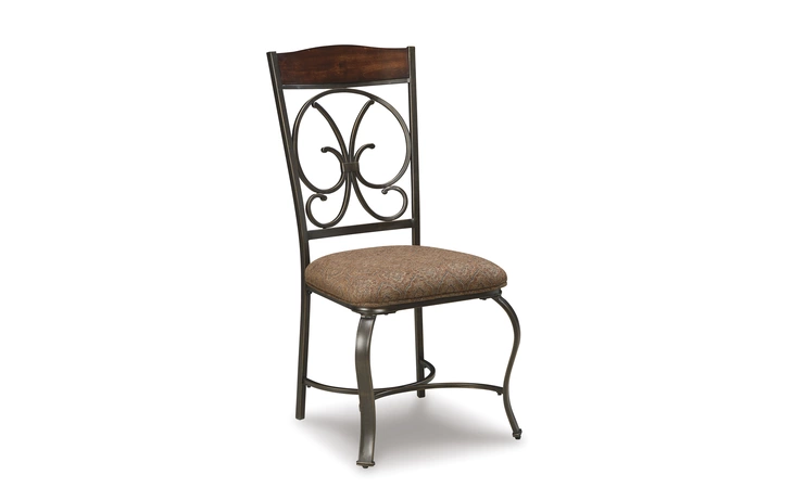 DINING UPH SIDE CHAIR (4/CN) ASHLEY Glambrey Brown D329-01