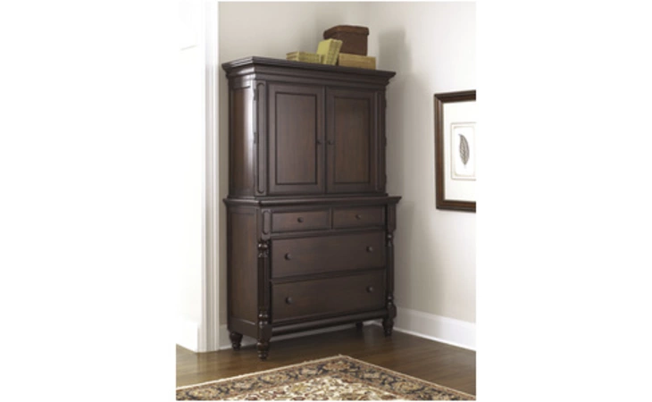 B668-40 KEY TOWN MEDIA CHEST HUTCH